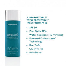 Load image into Gallery viewer, SUNFORGETTABLE® TOTAL PROTECTION™ FACE SHIELD SPF 50