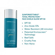 Load image into Gallery viewer, SUNFORGETTABLE® TOTAL PROTECTION™ FACE SHIELD GLOW SPF 50

